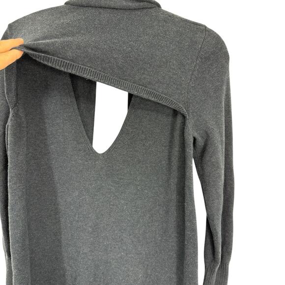 CAbi Victoria Open Front Cardigan Women size Small Blue Cut out Back #3360 - Picture 4 of 8